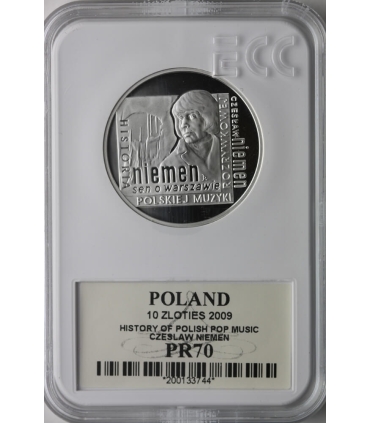 10 zł, Czesław Niemen (kwadrat), GCN PR70