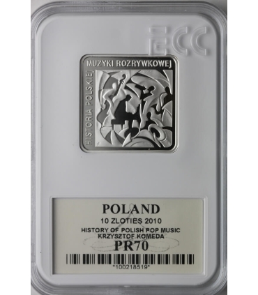 10 zł, Krzysztof Komeda kwadrat - GCN PR70