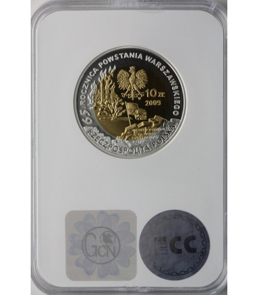 10 zł, Tadeusz Gajcy, 65. rocznica Powstania Warszawskiego, GCN PR70