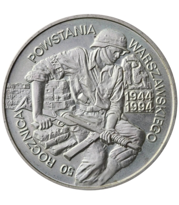 100 000 zł, 50 rocznica Powstania Warszawskiego, st. 2