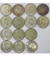 Lot: srebro 14x USA 1/2 dolara half dollar Kennedy 4x64, 4x67, 4x68, 2x69