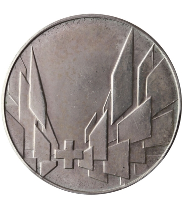 Medal Szwajcarska Wystawa Narodowa Lozanna 1964, srebro 900, 15g