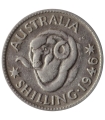 Australia 1 shilling, 1946, srebro, st. 3