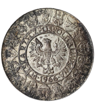 100 zł Mieszko i Dąbrówka 1966, stan 2+