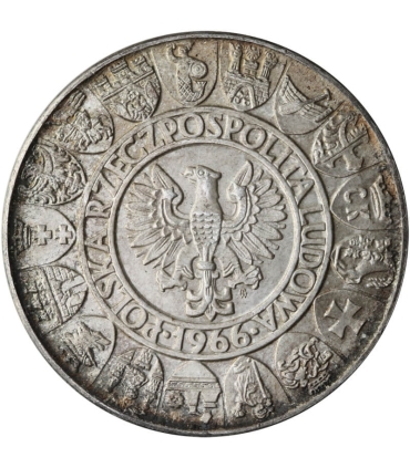 100 zł Mieszko i Dąbrówka 1966, stan 1-