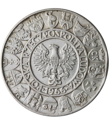 100 zł Mieszko i Dąbrówka 1966, stan 1-/2+