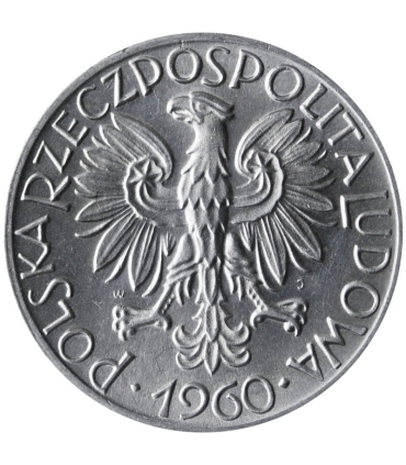 5 zł rybak, 1960, stan 2+