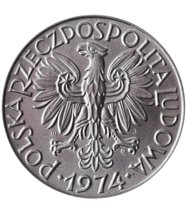 5 zł, Rybak, 1974, stan 1-