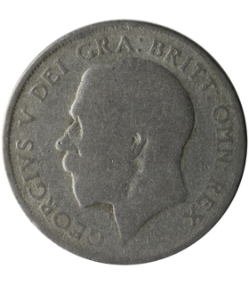 Wielka Brytania 2 szylingi (floren, florin), 1921, srebro