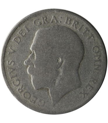 Wielka Brytania 2 szylingi (floren, florin), 1921, srebro