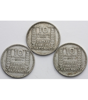 Francja 10 franków 1932, srebro