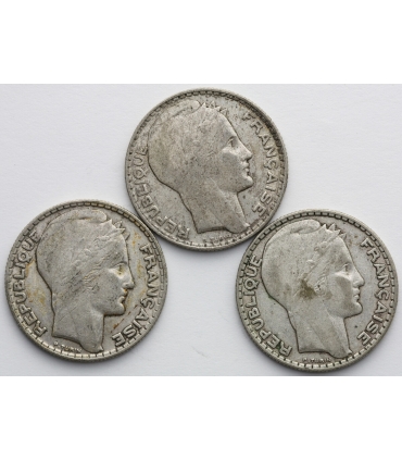 Francja 10 franków 1932, srebro