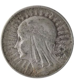 10 złotych Głowa kobiety 1932, stan 3+