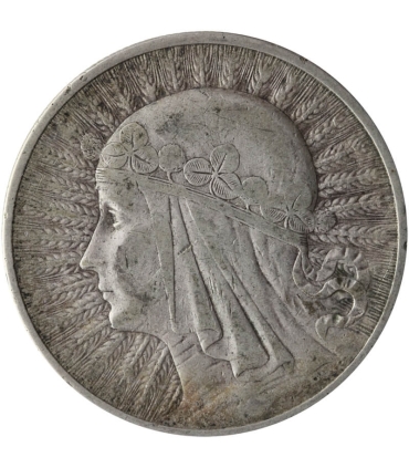 10 złotych Głowa kobiety 1932, stan 3+