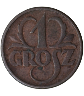 1 grosz, 1937, stan 2/2+