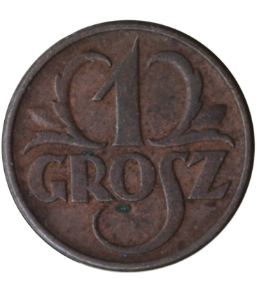 1 grosz, 1937, stan 2/2+