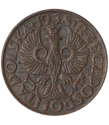 2 grosze 1938, stan 2-