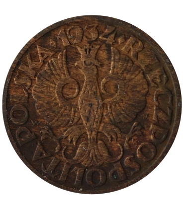 1 grosz 1934 rok, stan 3+