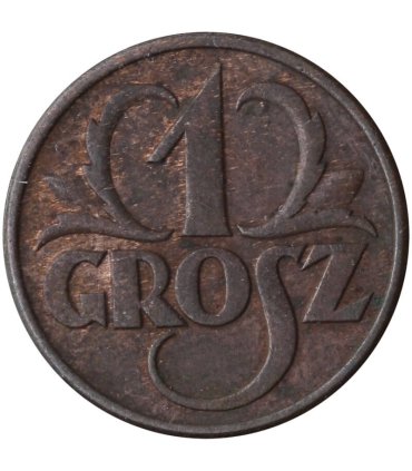 1 grosz, 1937, stan 2/2+