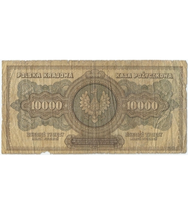 10000 marek polskich 1922 ser. E, st. 4-