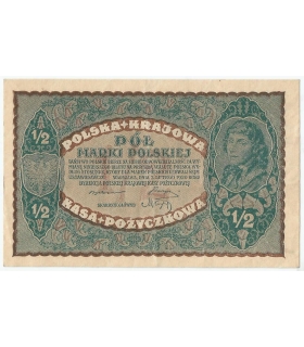 1/2 marki polskiej 1920, stan 3