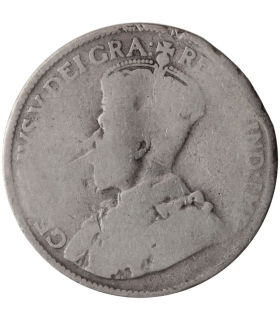 Kanada, 25 centów 1919, srebro