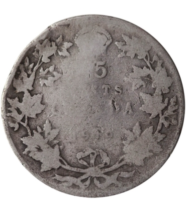 Kanada, 25 centów 1919, srebro