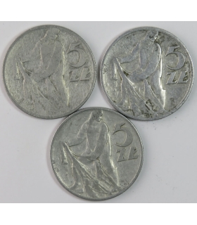 5 zł rybak, 1960, stan 2+