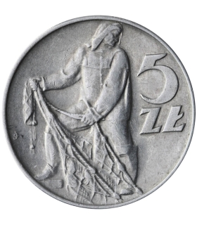 5 zł, Rybak, 1973, 2-
