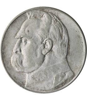 10 zł Józef Piłsudski 1935, stan 2-/3+