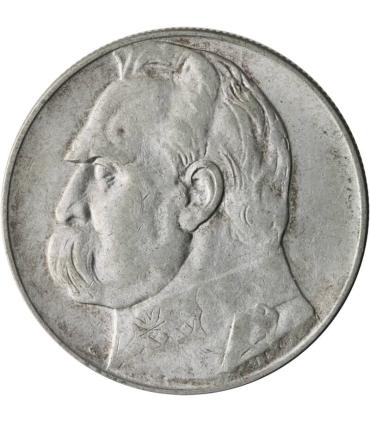 10 zł Józef Piłsudski 1935, stan 2-/3+