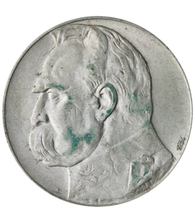 10 złotych Piłsudski 1934, stan 2-, Strzelecki