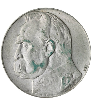 10 złotych Piłsudski 1934, stan 2-, Strzelecki