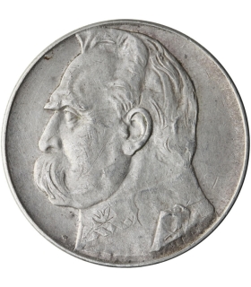 10 zł Piłsudski 1939, stan 3, rzadki rocznik