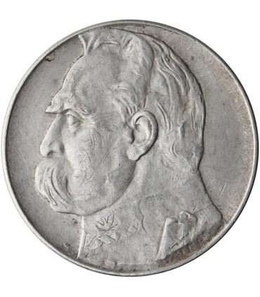 10 zł Piłsudski 1939, stan 3, rzadki rocznik