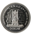 Kanada 1 Dolar Jubileusz Królowej Elżbiety II, 1977, srebro, certyfikat