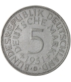 Niemcy 5 marek 1951 D, 3