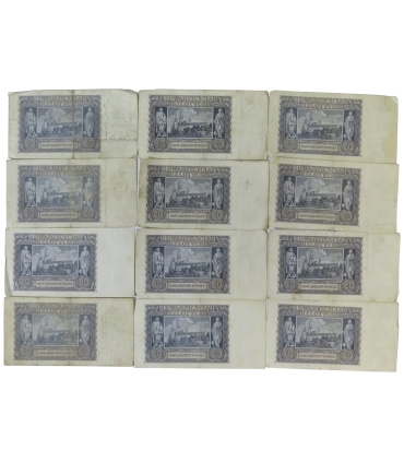 Banknot 20 złotych, 1940, seria G, stan 3