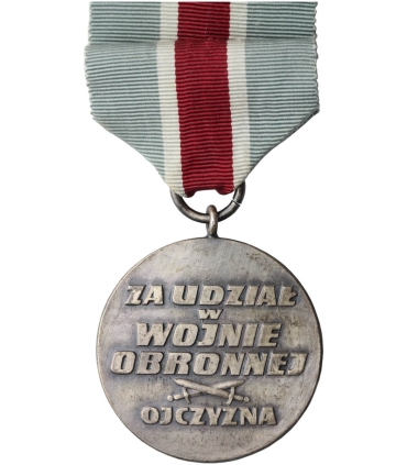 Medal za udział w wojnie obronnej 1939 + legitymacja