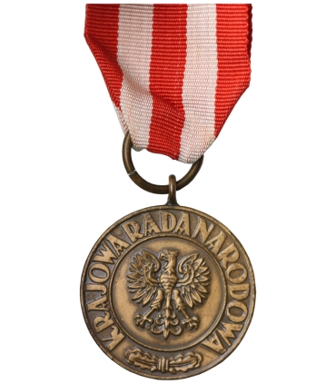 Medal Zwycięstwa i Wolności 1945, Krajowa Rada Narodowa + legitymacja