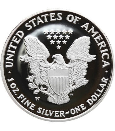 1 Dollar Liberty Orzeł 2007, 1 uncja srebro Ag 999 stan 1, certyfikat