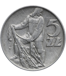 5 zł, Rybak, 1973, 2-
