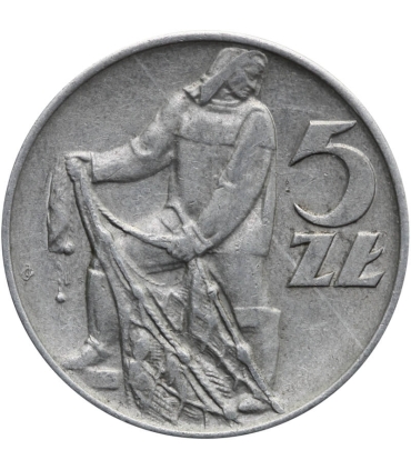 5 zł, Rybak, 1973, 2-