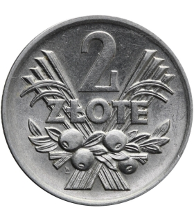 2 złote Jagody, 1971, stan 1 (ideał)