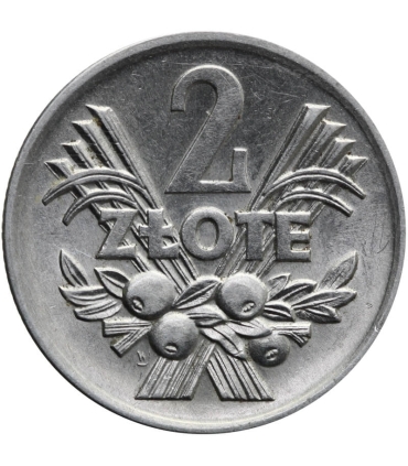 2 złote Jagody, 1971, stan 1 (ideał)