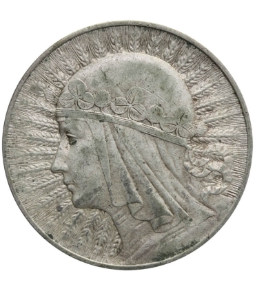 10 złotych Głowa kobiety 1932, stan 3