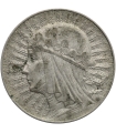 5 złotych głowa kobiety 1934, stan 3+