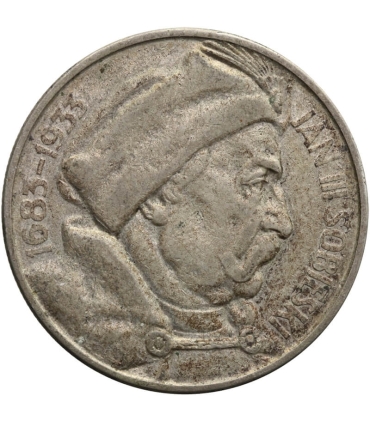 10 zł Jan III Sobieski 1933, stan 3+