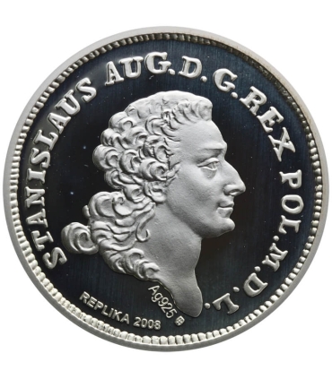 Replika dwuzłotówka Stanisława Augusta Poniatowskiego, 1766, srebro