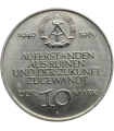 10 marek, Niemcy - NRD 10 marek, 1989 40 lat NRD